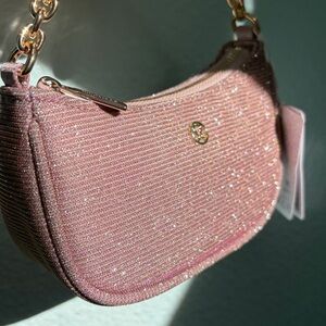 lululemon City Essentials Pink Glitter Nano Bag BNWT